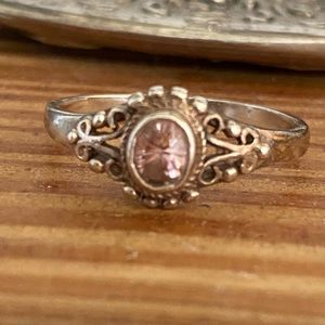 Unmarked silver ring